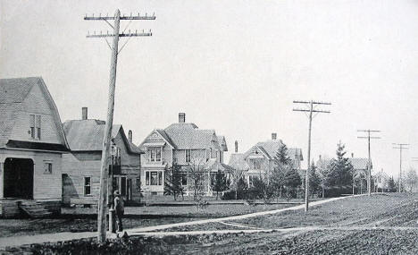North Main Street, Grand Meadow Minnesota, 1920