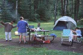 Devilfish Lake Campground, near Grand Marais Minnesota