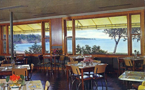 Hotel East Bay Restaurant, Grand Marais Minnesota, 1960's?