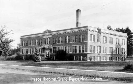 Itasca Hospital, Grand Rapids Minnesota, 1920's?