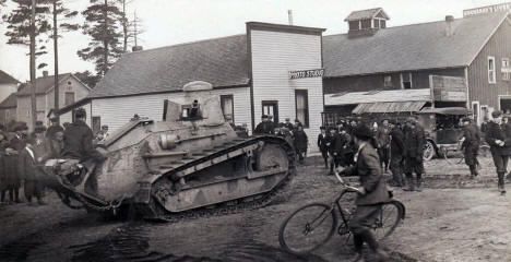 WWI Army Tank, Grand Rapids Minnesota, 1917