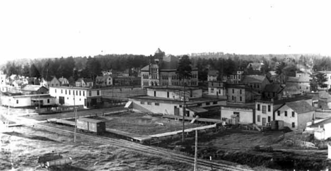 Bird's eye view of Grand Rapids Minnesota, 1900