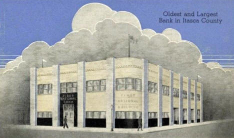 First National Bank, Grand Rapids Minnesota, 1930's