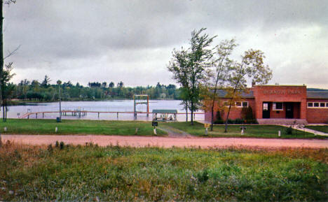 Blandin Park and Beach, Grand Rapids Minnesota, 1960's