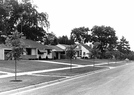 Residential Street, Grand Rapids Minnesota, 1960