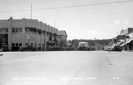 First Avenue West, Grand Rapids Minnesota, 1942