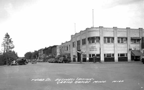 Third Street, Grand Rapids Minnesota, 1940