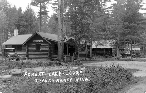 Forest Lake Lodge near Grand Rapids Minnesota, 1925