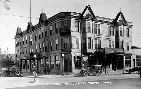 Pokegama Hotel, Grand Rapids Minnesota, 1920