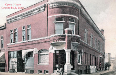 Opera House, Granite Falls Minnesota, 1910's