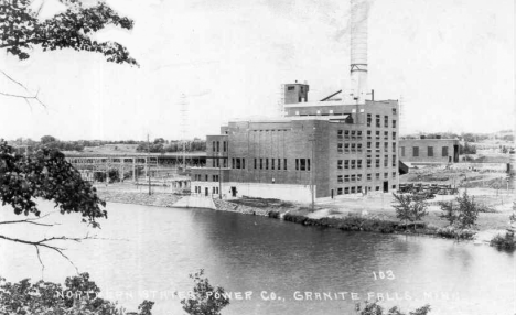 Northern States Power Company, Granite Falls Minnesota, 1920