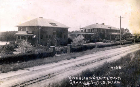 Riverside Sanitarium, Granite Falls Minnesota, 1928