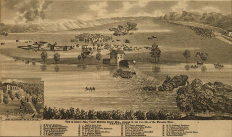 View of Granite Falls Minnesota, 1874