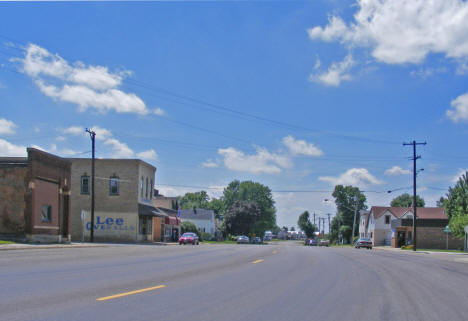 Street scene, Green Isle Minnesota, 2011