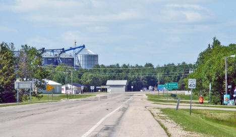 Street scene, Greenbush Minnesota, 2009