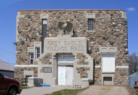 Old Grey Eagle City Hall, Grey Eagle Minnesota, 2009