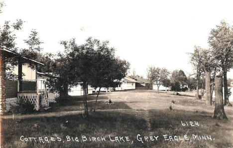 Cottages, Big Birch Lake, Grey Eagle Minnesota, 1935