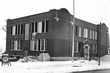 Addition to Grey Eagle School, Grey Eagle Minnesota, 1940