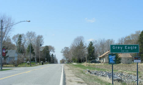 Entering Grey Eagle Minnesota, 2009