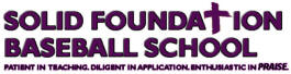 Solid Foundation Baseball School, Grove City Minnesota