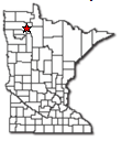 Location of Grygla MN