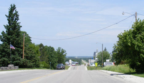 Street scene, Gully Minnesota, 2008