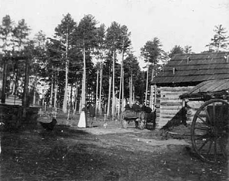 Post Office at Hackensack Minnesota, 1880