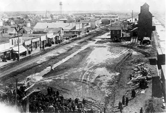 General View of Hallock Minnesota, 1905