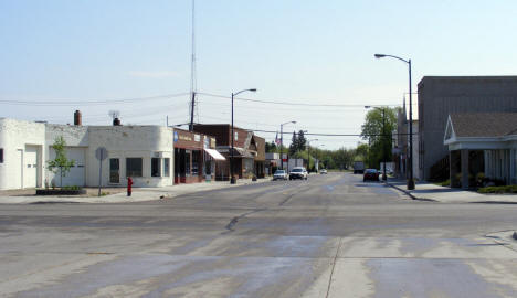 Street scene, Hallock Minnesota, 2008