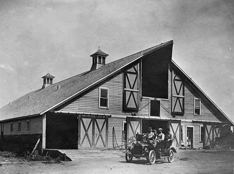 Arthur Ferguson Livery Stable, Hallock Minnesota, late 1900's