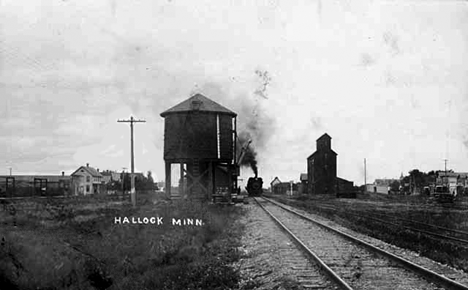 View of Hallock Minnesota, 1910