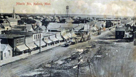 Atlantic Avenue, Hallock Minnesota, 1916