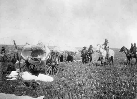 Chippewa Indians at Hallock Minnesota, 1893