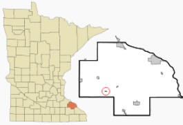 Location of Hammond, Minnesota