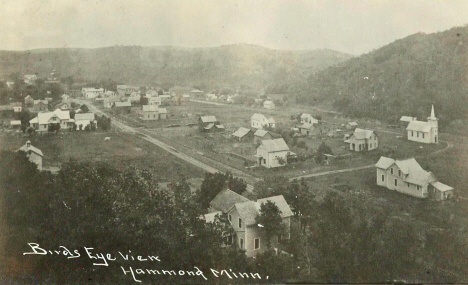 Birds eye view, Hammond Minnesota, 1908