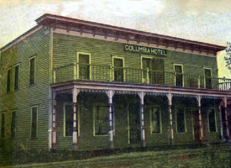 Columbia Hotel, Hancock Minnesota, 1908