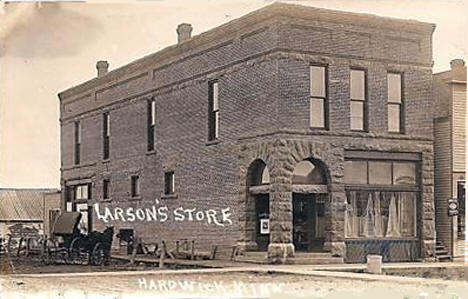 Larson's Store, Hardwick Minnesota, 1910