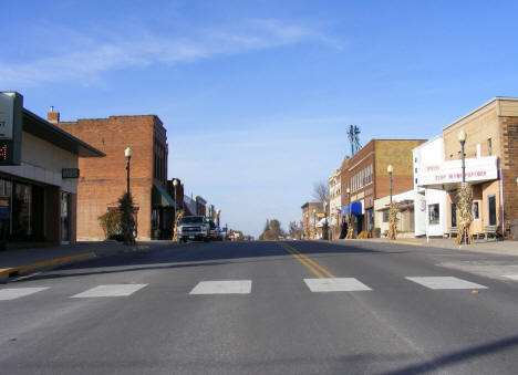 Street scene, Harmony Minnesota, 2009