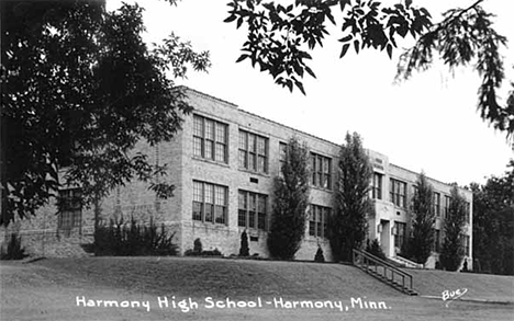 Harmony High School, Harmony Minnesota, 1945