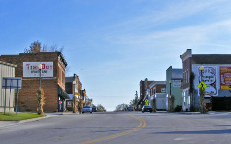 Street scene, Harmony Minnesota, 2009