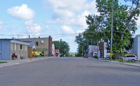 Street scene, Hartland Minnesota, 2010