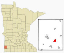 Location of Hatfield, Minnesota