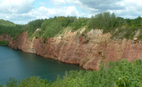 Hawkins Pit from Observation Platform in Nashwauk Minnesota 