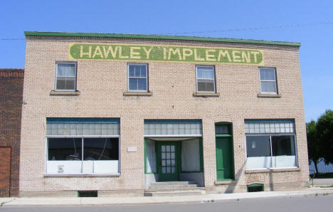 Street scene, Hawley Minnesota, 2008