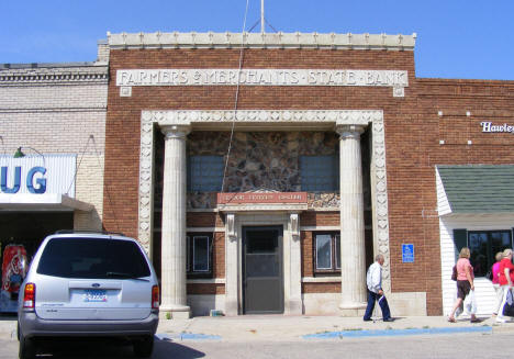 Former Farmers and Merchants State Bank, Hawley Minnesota, 2008