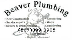 Beaver Plumbing, Hayfield Minnesota