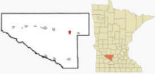 Location of Hector, Minnesota