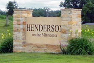 Henderson Minnesota sign