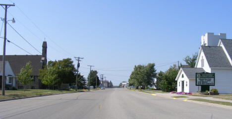 Street scene, Henning Minnesota, 2008