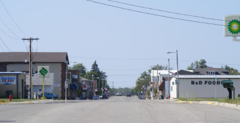 Street scene, Henning Minnesota, 2008